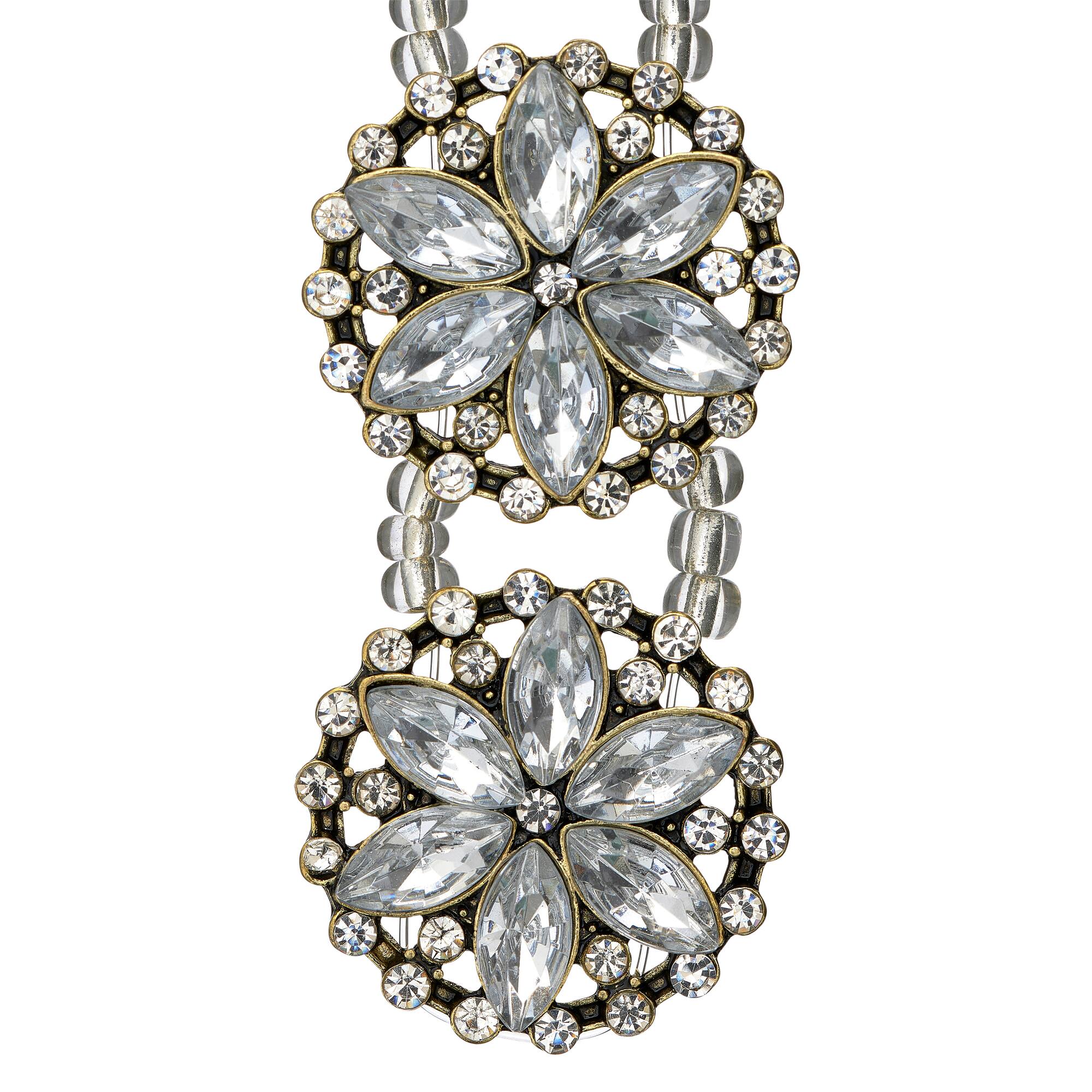 12 Pack: Metal Round Floral Sliders, 26mm by Bead Landing™